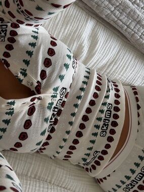 CACTUS PLANT FLEA MARKET X SKIMS COTTON RIB HENLEY AND LEGGING SET